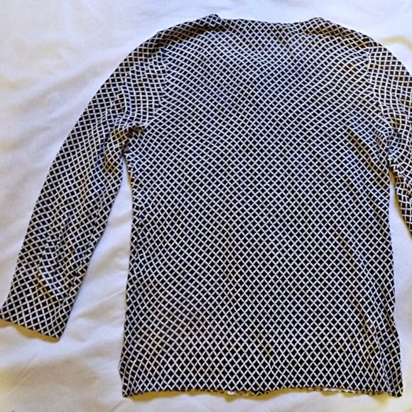 LOFT Ultra Lightweight Cardigan in Geometric Print - Picture 2 of 7